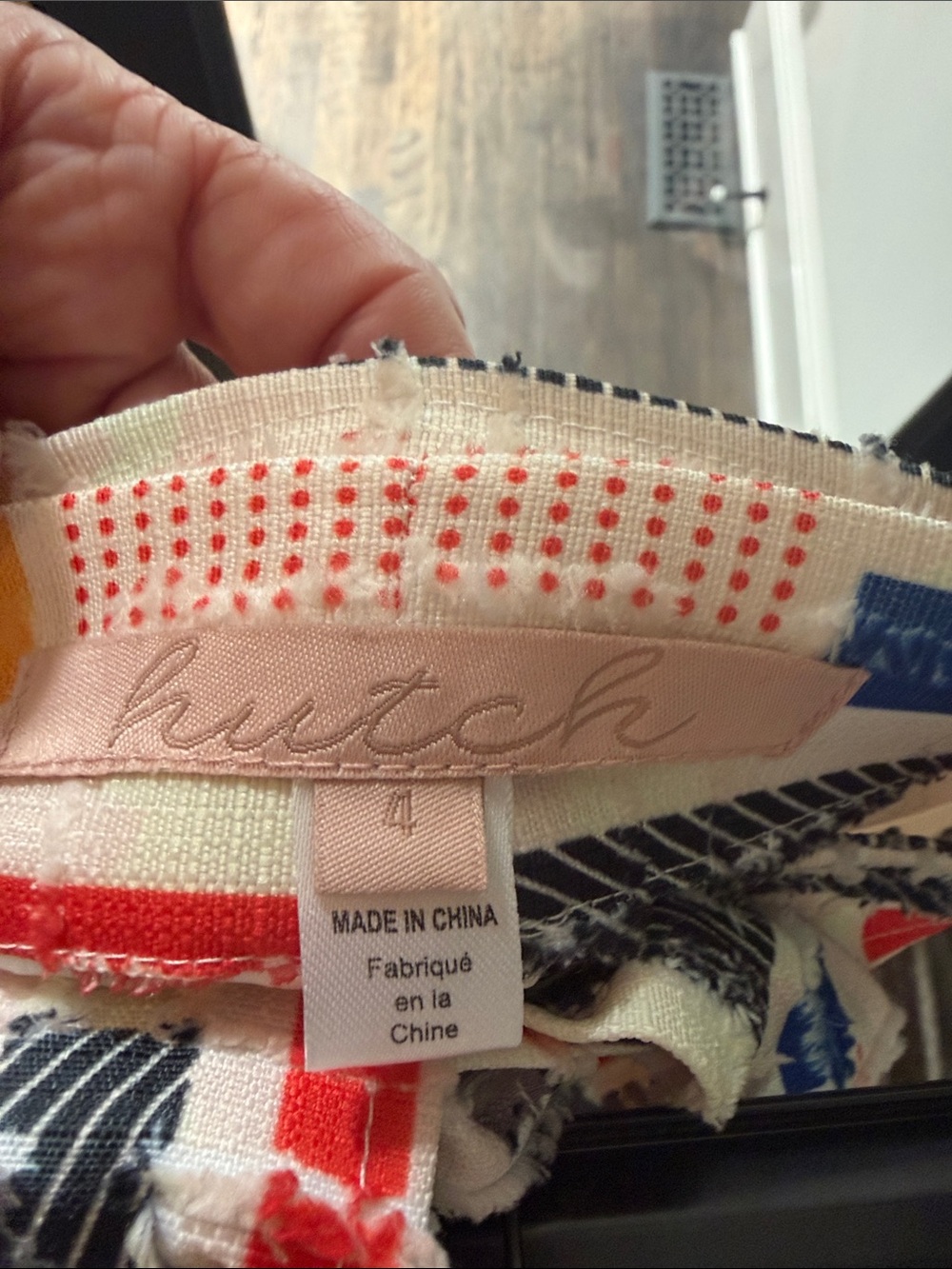 Hutch Multicolor Geometric A-Line Skirt - Picture 5 of 5